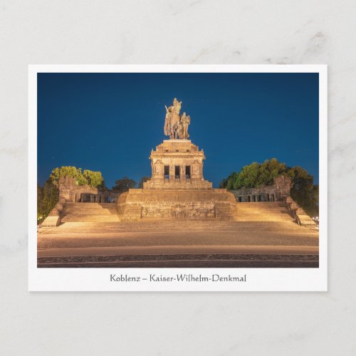Emperor William Koblenz Postcard