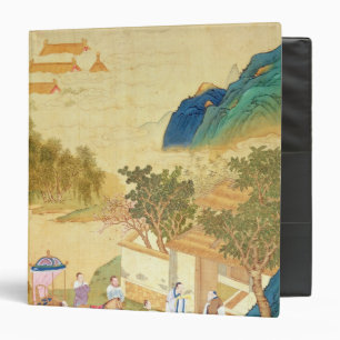 Emperor Wu Ti  welcoming a man of letters Binder