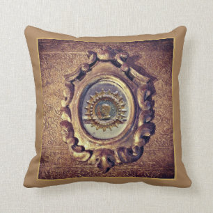 emperor's mirror throw pillow