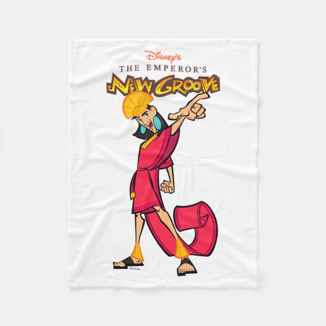 Emperors New Groove Kuzco  Fleece Blanket (Front)