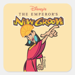Emperor's New Groove Kuzco Square Sticker