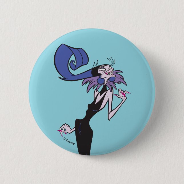 Emperor's New Groove Yzma Button (Front)