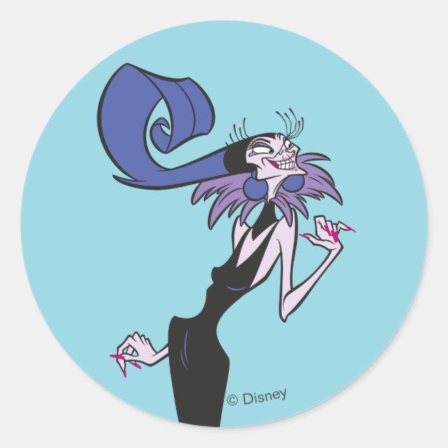 Emperor's New Groove Yzma Classic Round Sticker (Front)