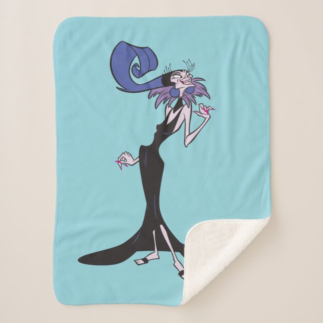 Emperor's New Groove Yzma Sherpa Blanket (Front)