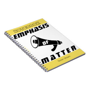 "Emphasis of Matter" Notebook