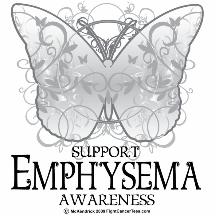 Emphysema Butterfly Photo Cutouts