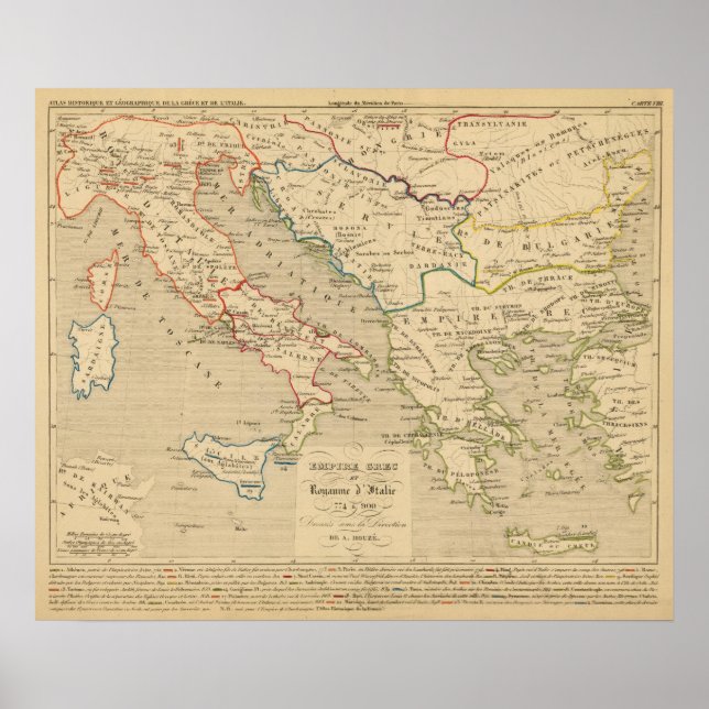 Empire Grec et Royaume d'Italie 774 a 900 Poster (Front)