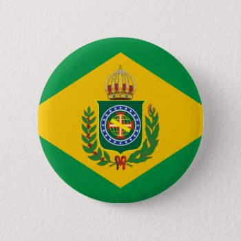 Empire Of Brazil Flag Button by WorldOfHistory at Zazzle