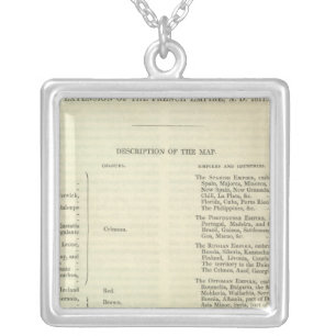 Empire of Napoleon Bonaparte 1811 AD 2 Silver Plated Necklace