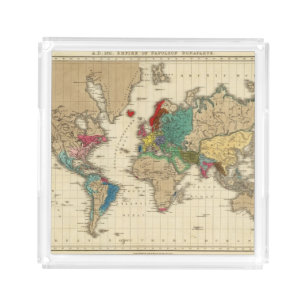 Empire of Napoleon Bonaparte 1811 AD Acrylic Tray