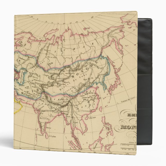 Empire of the Mongols 3 Ring Binder (Front/Inside)