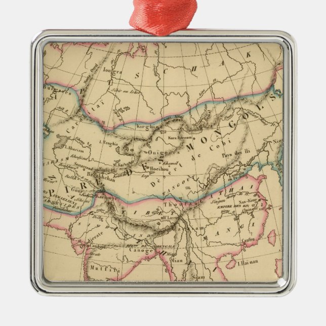 Empire of the Mongols Metal Ornament (Front)