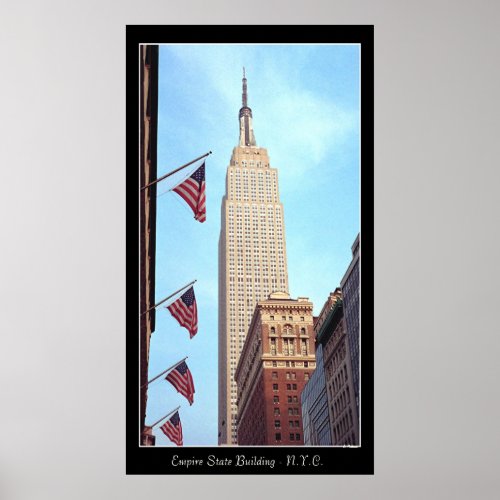 Empire State Bldg Poster