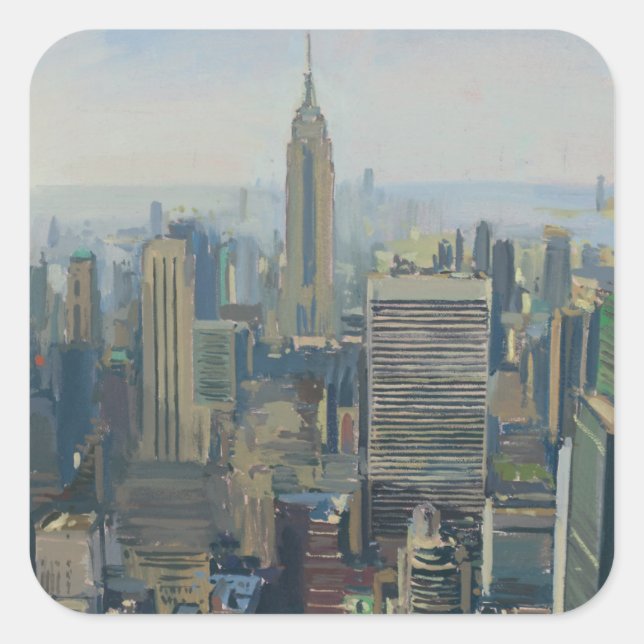 Empire State Building 2012 Square Sticker (Front)
