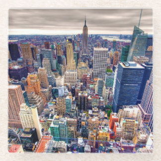 Empire State Building and Midtown Manhattan Glass Coaster