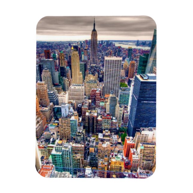 Empire State Building and Midtown Manhattan Magnet (Vertical)