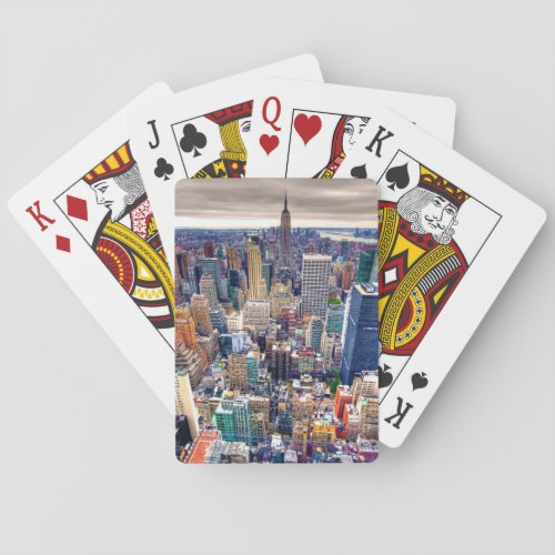 Empire State Building and Midtown Manhattan Playing Cards
