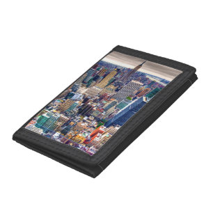 Empire State Building and Midtown Manhattan Tri-fold Wallet