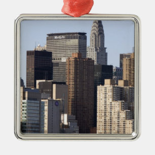 Empire State Building and New York City, New Metal Ornament