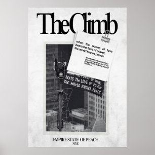 Empire State Building Couple Poster