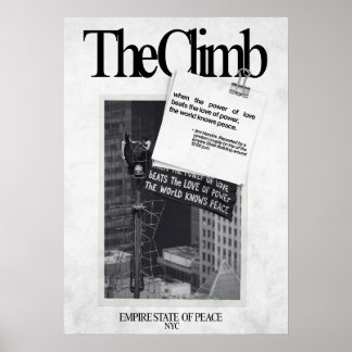 Empire State Building Couple Poster