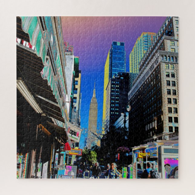 Empire State Building from 42nd St New York  Jigsaw Puzzle (Vertical)