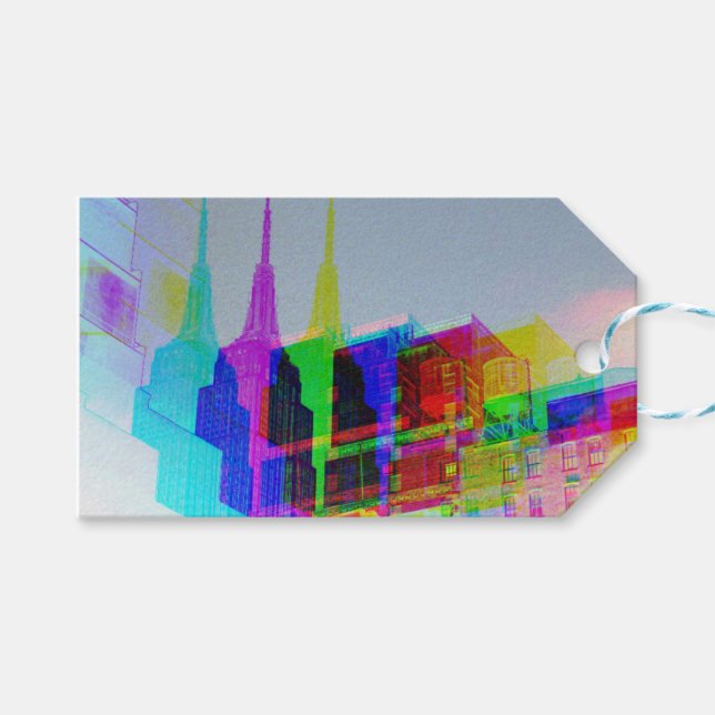 Empire State Building Gift Tags (Front (Horizontal))