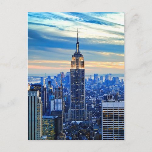 Empire State Building Manhattan New York City Postcard