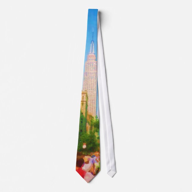 Empire State Building Neck Tie (Front)