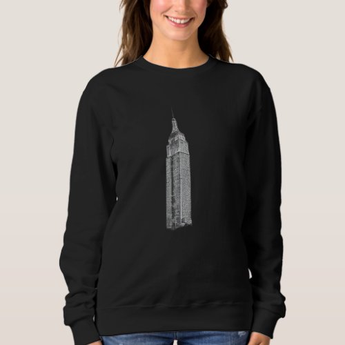 Empire State Building New York 11 Sweatshirt