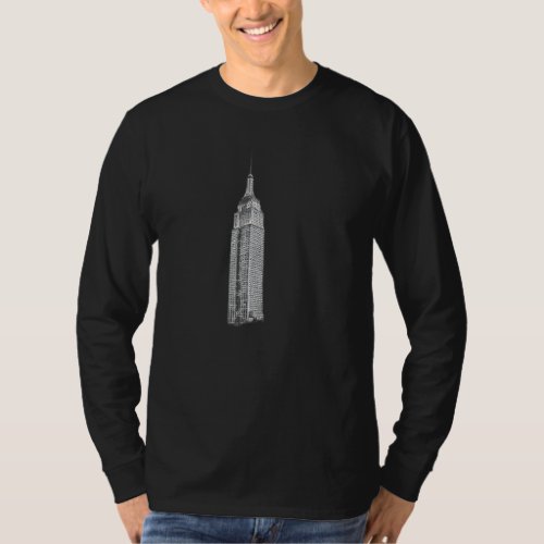 Empire State Building New York 11 T_Shirt