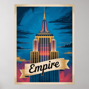 Empire State Building New York City Poster