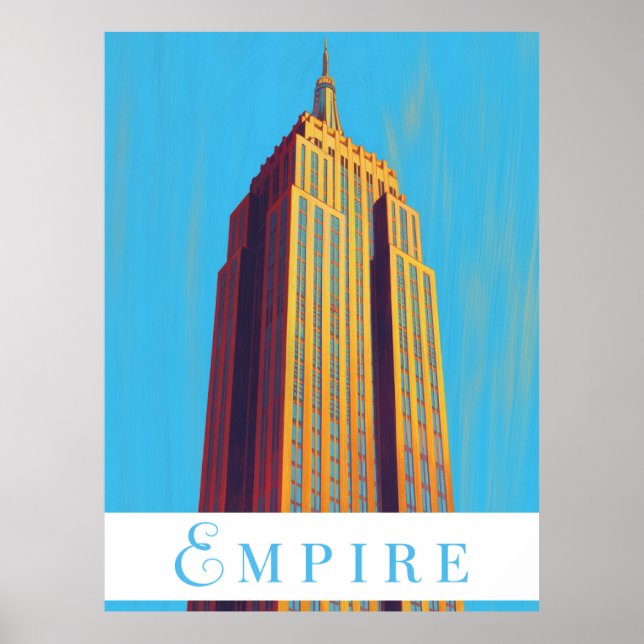 Empire State Building New York City Poster (Front)