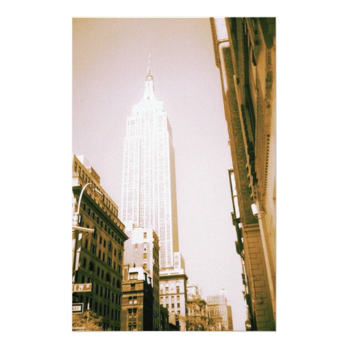 Empire State Building, New York City Stationery Design