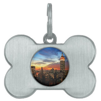 Empire State Building New York Pet ID Tag