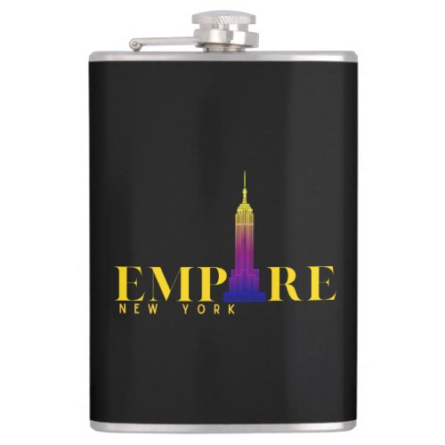 Empire State Building_New York_Vibrant Gold Flask