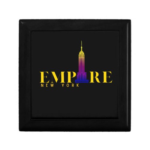 Empire State Building_New York_Vibrant Gold_ Gift Box