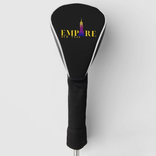 Empire State Building_New York_Vibrant Gold Golf Head Cover