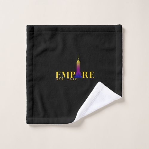 Empire State Building_New York_Vibrant Gold Wash Cloth