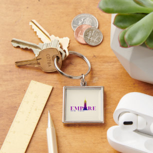 Empire State Building-New York-Vibrant Keychain
