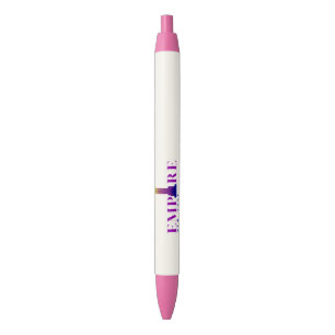 Empire State Building-New York-Vibrant Purple Pen