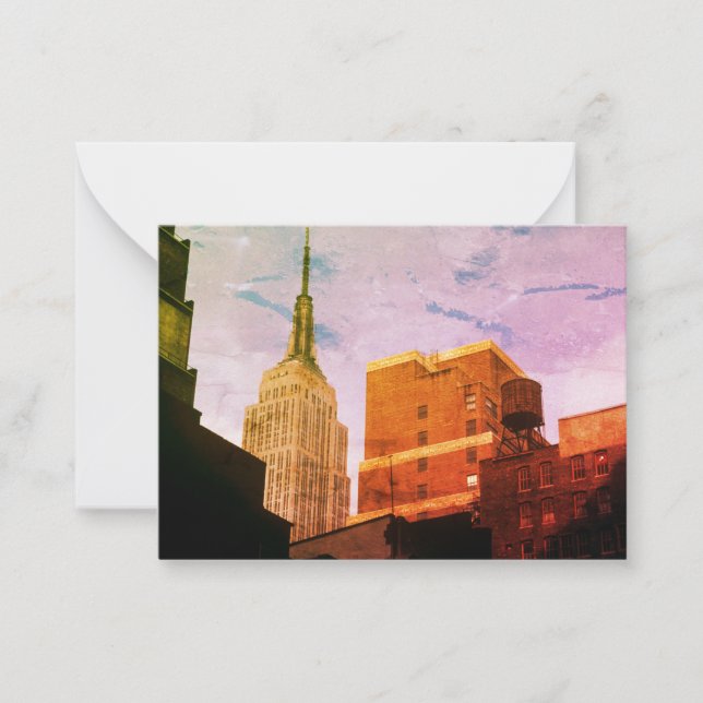 Empire State Building Note Card (Front)