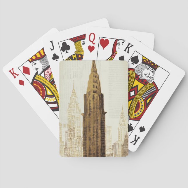 Empire State Building NYC Poker Cards (Back)