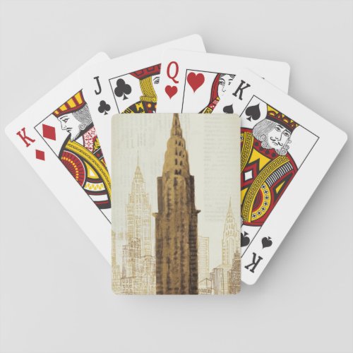 Empire State Building NYC Poker Cards