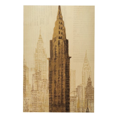 Empire State Building NYC Wood Wall Art