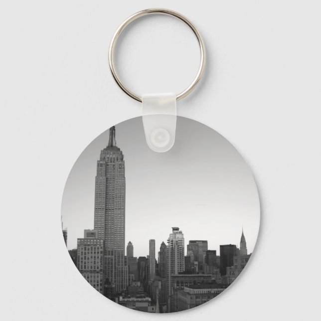 Empire State Building Photo 2 Keychain (Front)