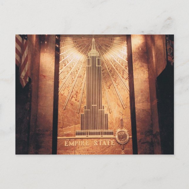 Empire State Building Post Card (Front)