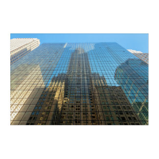 Empire State Building Reflection, New York City. Acrylic Print