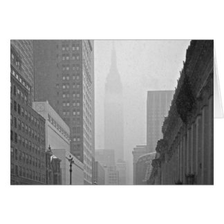 Empire State Building - Snowy Day Cards