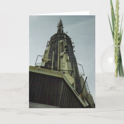 Empire State Building Top Congratulatory Card